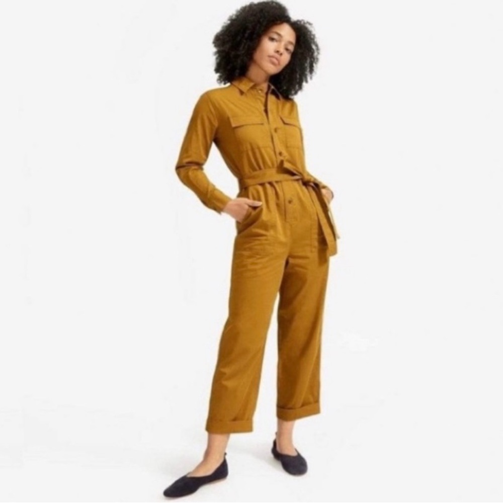Everlane Mustard Jumpsuit size 14
